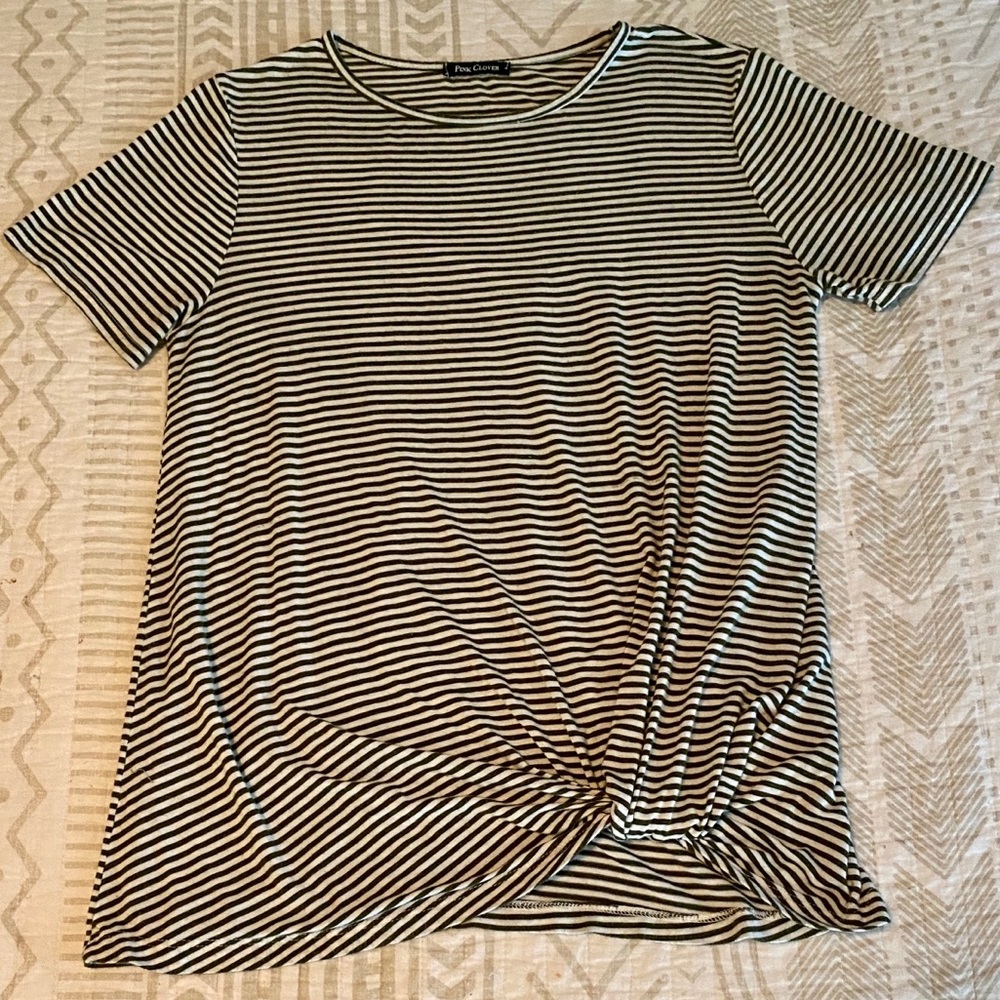 Gathered Front Tee